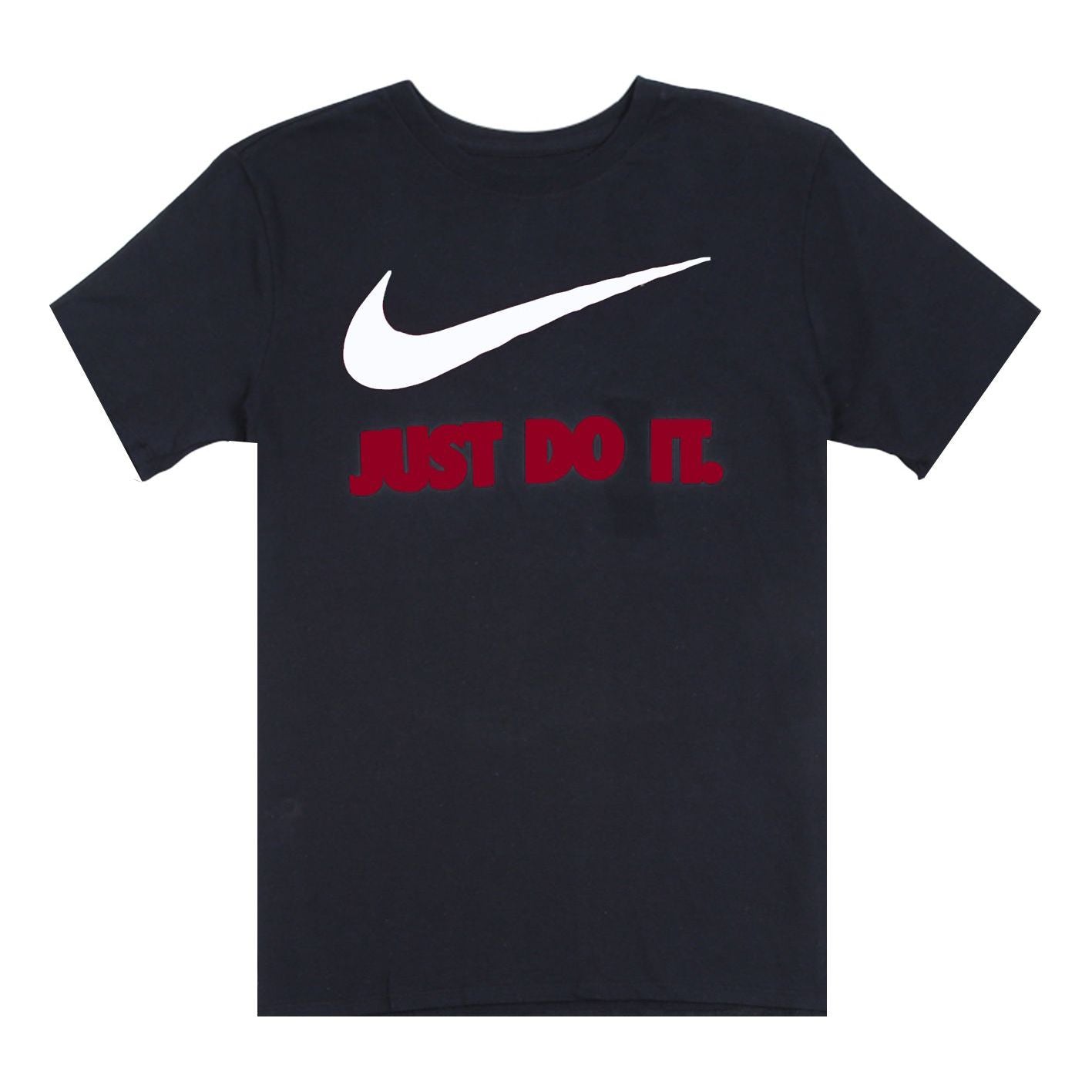 Nike Authentic Jdi Alphabet Printing Quick Dry Sports Short Sleeve Black BV0623-010