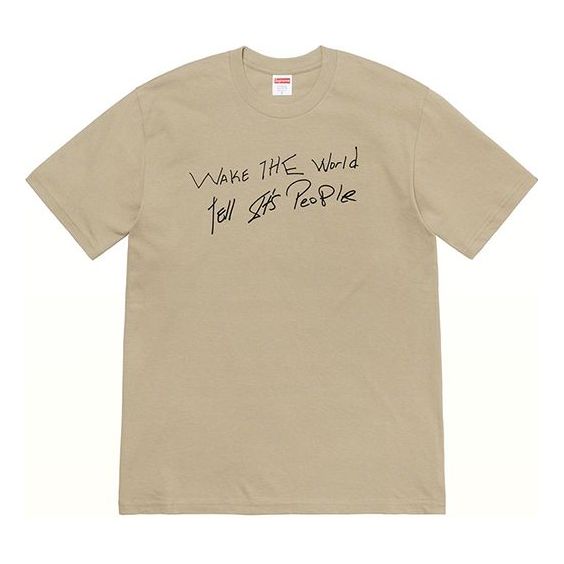 Supreme SS19 Buju Banton Wake The World Tee SUP-SS19-10541