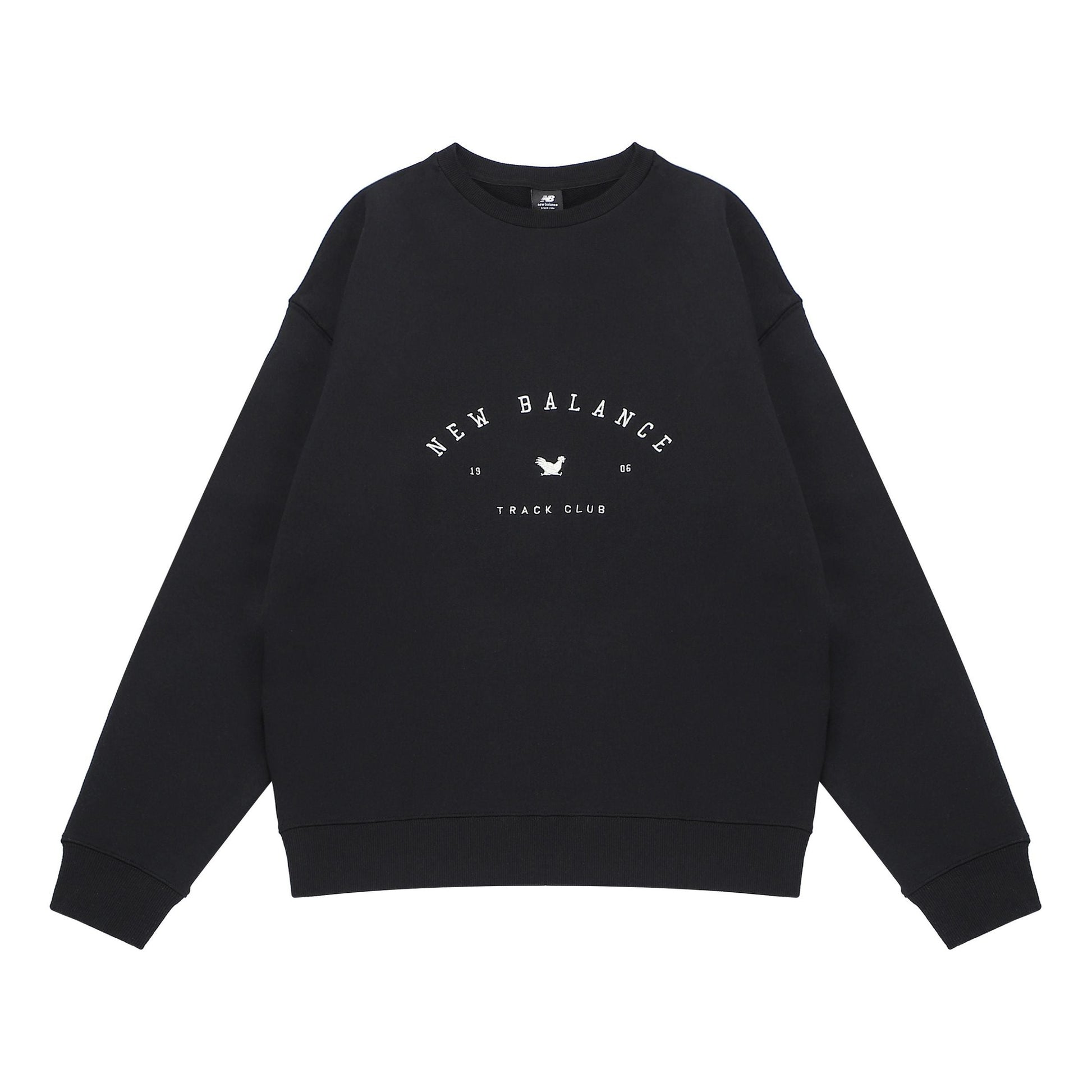 New Balance Logo Sweatshirt Asia Sizing 'Black' MT23562-BK