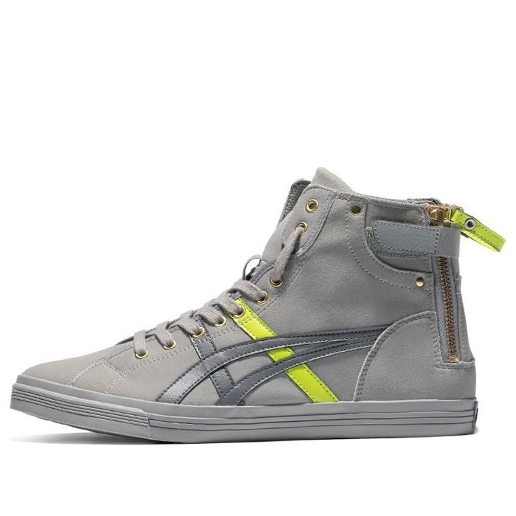 ASICS Double Clutch Grey/Green Fleece High Board Shoe 1203A038-020