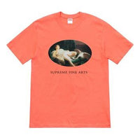 Supreme SS19 Leda And The Swan Tee Neon Orange SUP-SS19-383