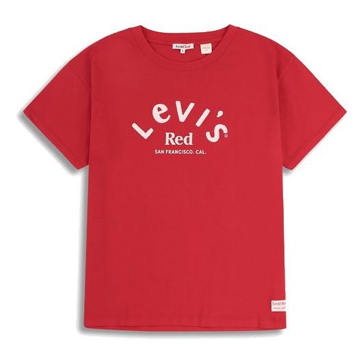 Levis Series Round Neck Short Sleeve Red A0157-0000