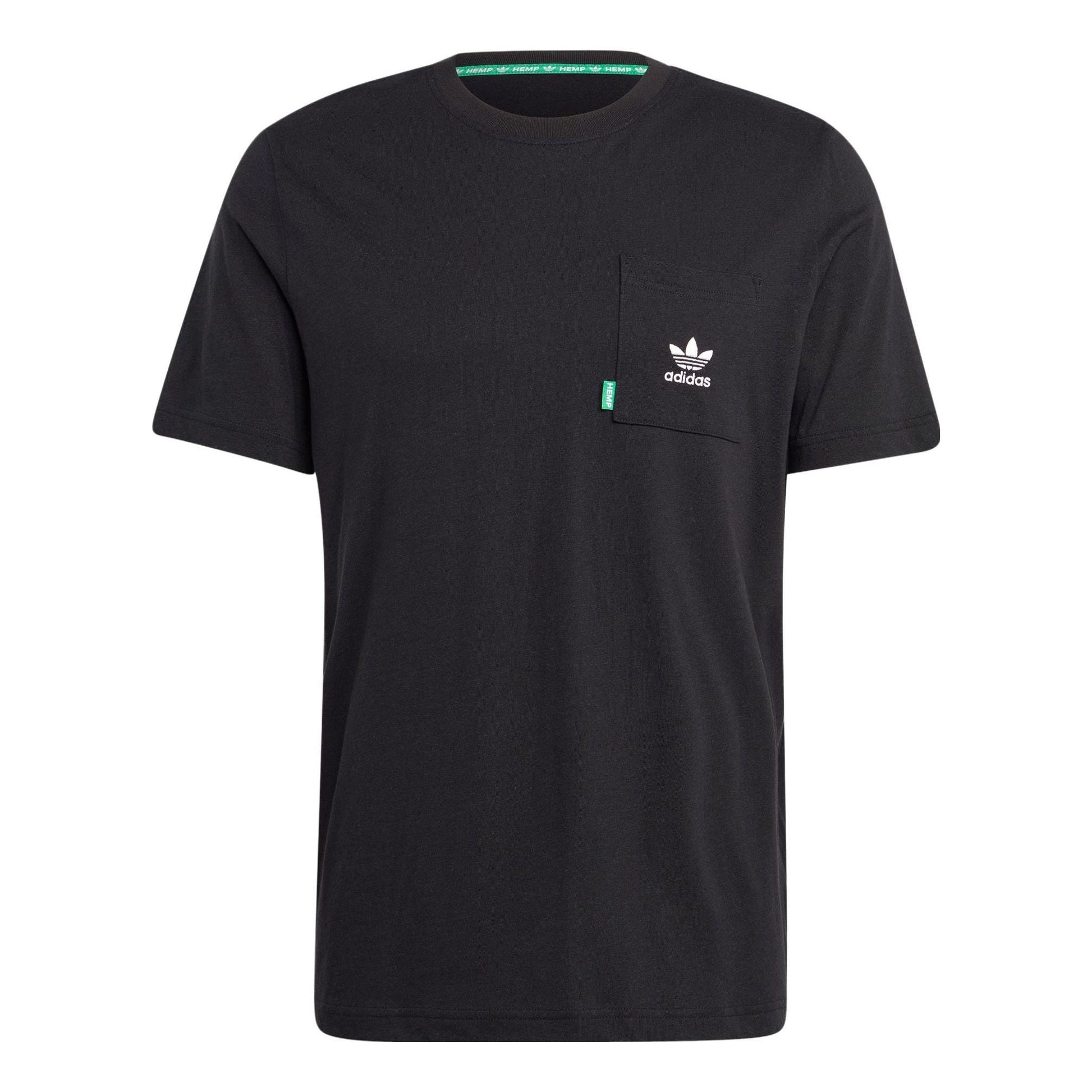 adidas originals Essentials+ Made With Hemp T-shirt 'Black' HR8623