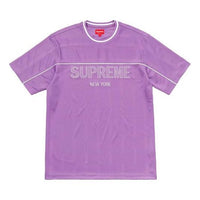 Supreme SS18 Dazzle Warm Up Top Light Purple Tee SUP-SS18-0026