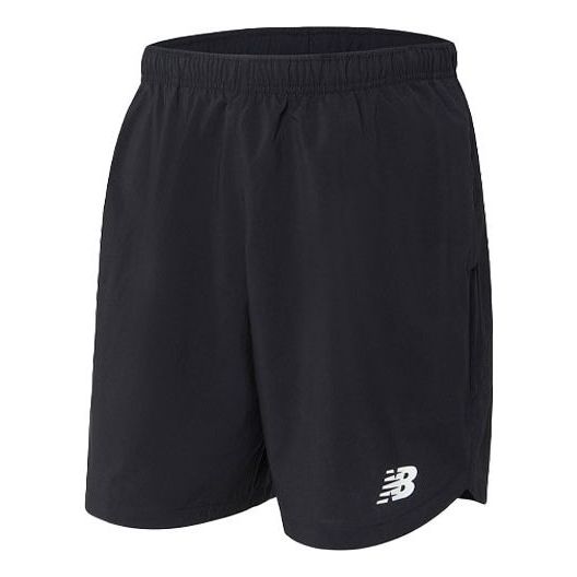 New Balance Logo Shorts Asia Sizing 'Black' AMS01226-BK