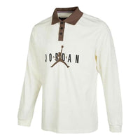 Air Jordan SS23 Jumpman Logo Polo T-Shirt 'White' DV7655-133
