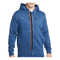 Nike F.C. Tribuna Full-Zip Hoodie 'Blue' DH9684-410