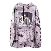 Off-White SS21 Marble Printing Unisex Gray OMBB004G20FLE0029988
