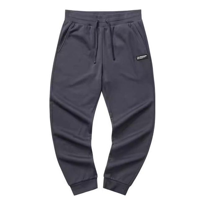 (WMNS) Skechers Colorful Casual Series Drawstring Knit Pants 'Black' L322W066-026R
