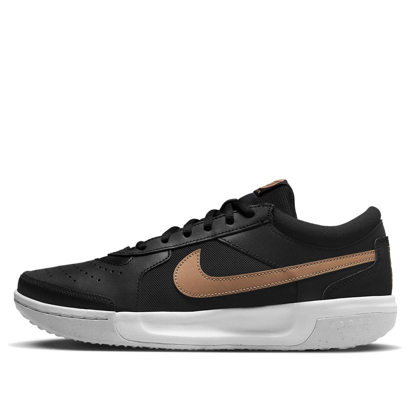(WMNS) Nike Court Air Zoom Lite 3 'Black Metallic Gold' DV3279-001