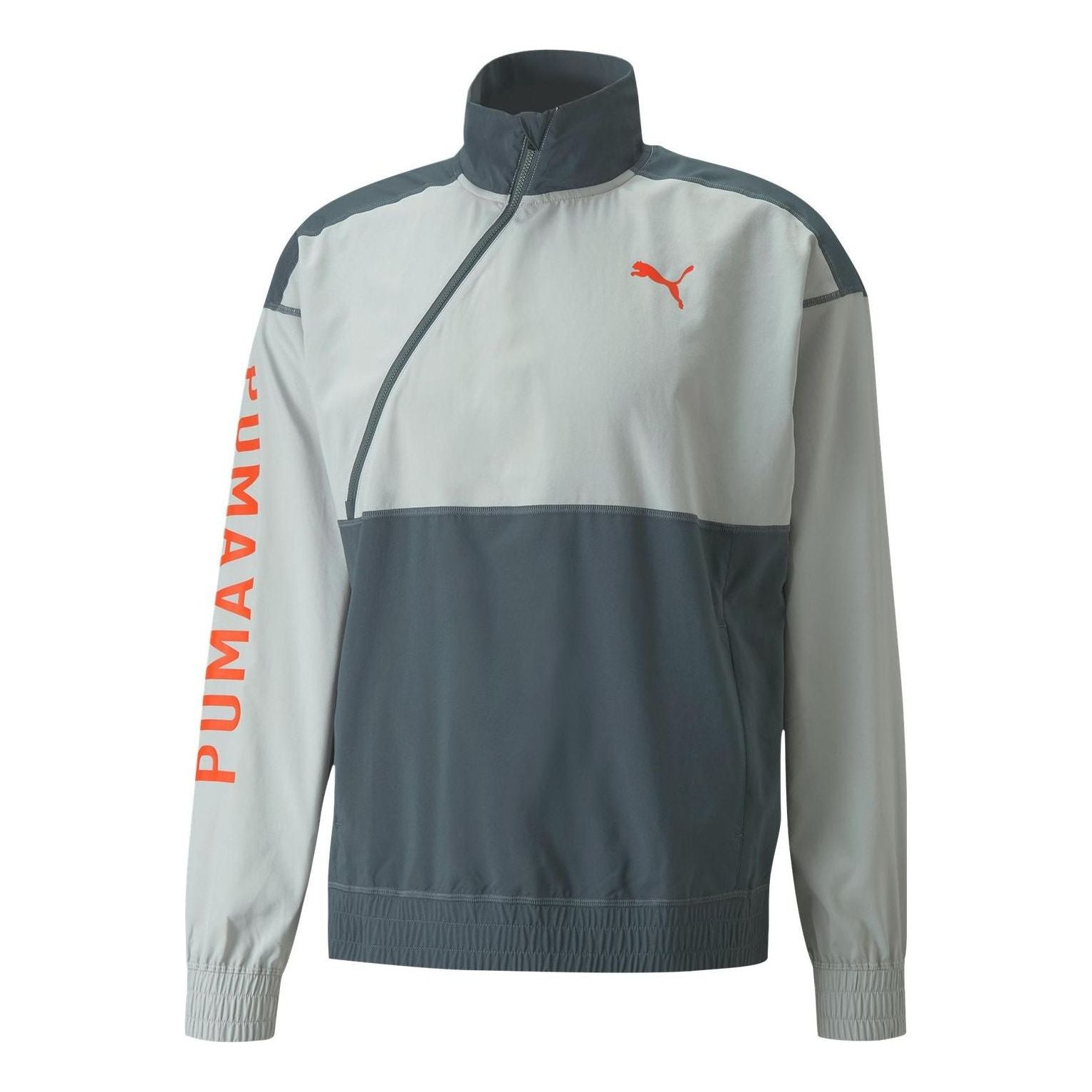 PUMA Logo 1/2 Zip Men's Training Jacket 'Teal' 521540-42