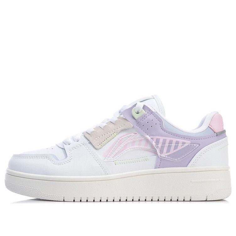 (WMNS) Li-Ning Tianji 'White Purple' AGCS392-3