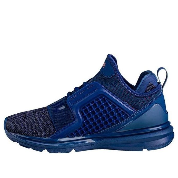 PUMA Ignite Limitless Knit K Running Shoes Blue 190064-01