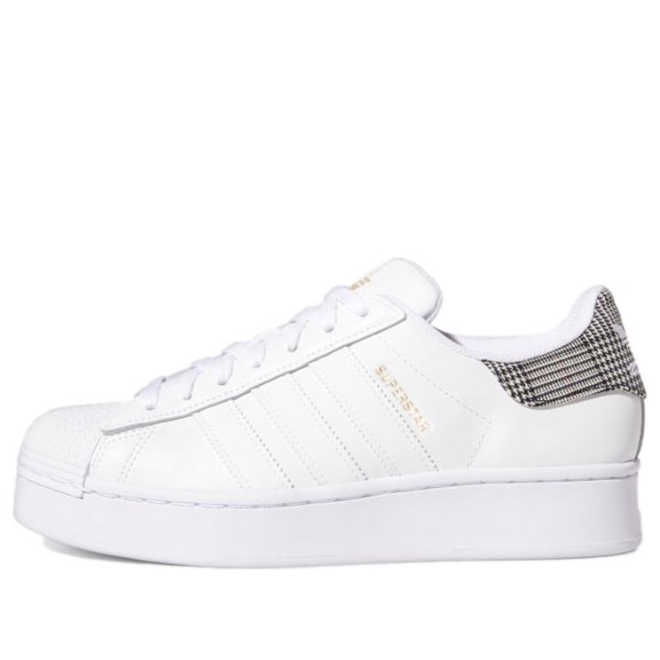 (WMNS) adidas Superstar Bold 'Houndstooth Heel Print' FZ0147