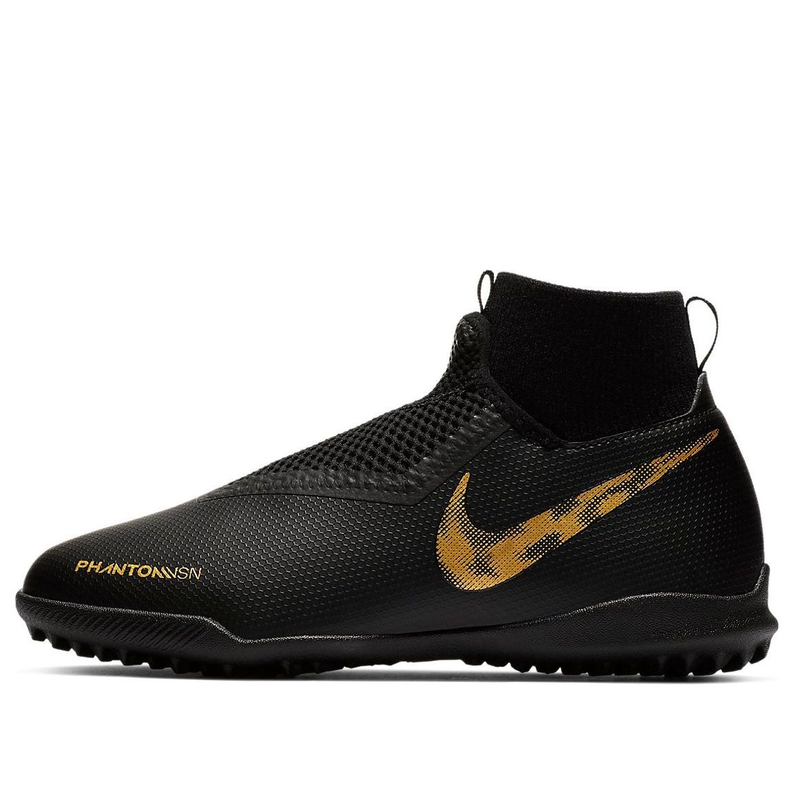 (GS) Nike Phantom Vision Academy DF TF 'Black Yellow' AO3292-077