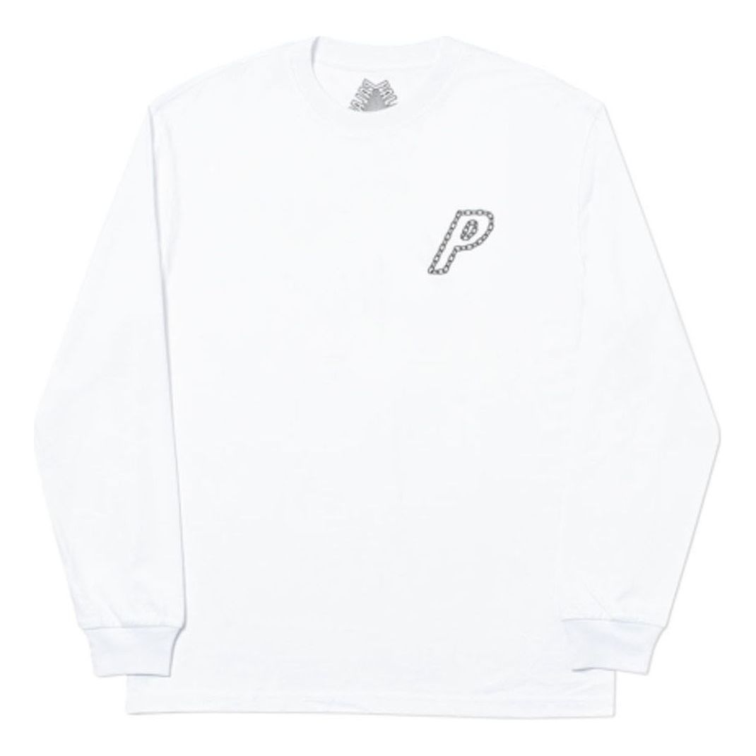 PALACE P-Link Longsleeve White Long Sleeves P18FW193