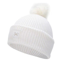 (WMNS) Under Armour ColdGear Infrared Halftime Ribbed Pom Beanie 'White' 1373098-100