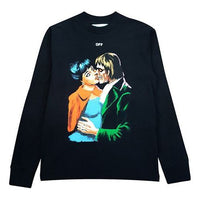 Off-White USA 2019 Unisex Multi-Color Printing Black OMAB021R19185003