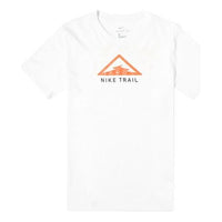 Nike Dri-FIT Trail Triangle Logo Short Sleeve White CT3857-133