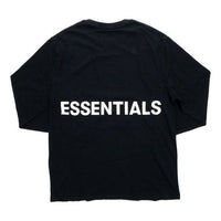 Men's FOG Essentials Boxy graphic Alphabet Long Sleeves Black FOG-SS20-264