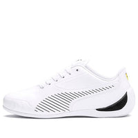 (GS) PUMA Ferrari Drift Cat 7s Ultra Low Top Running Shoes White/Black 306426-02