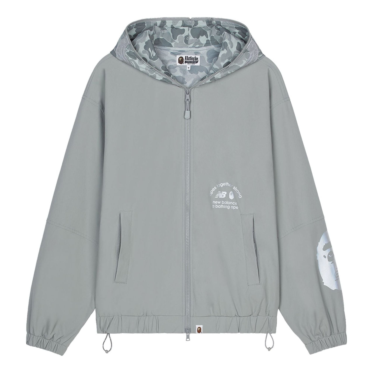 New Balance x A Bathing Ape Jacket 'Grey' BALJ7000-GYX
