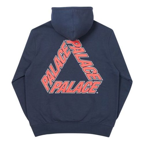 PALACE Classic Triangle Hooded Sweater Unisex BLue P19HD049