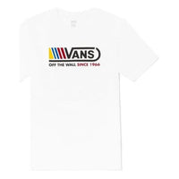 Vans Alphabet logo Printing Short Sleeve White VN0A4RB7WHT
