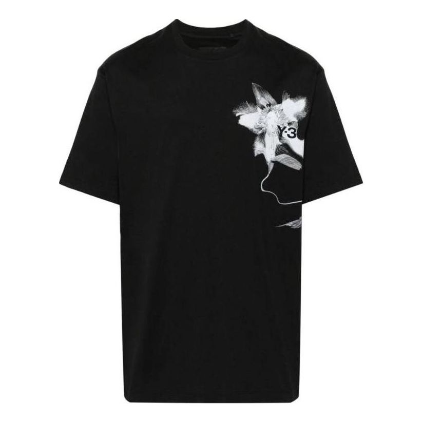 adidas Y-3 Graphic T-shirt Asia Sizing 'Black' IN4353