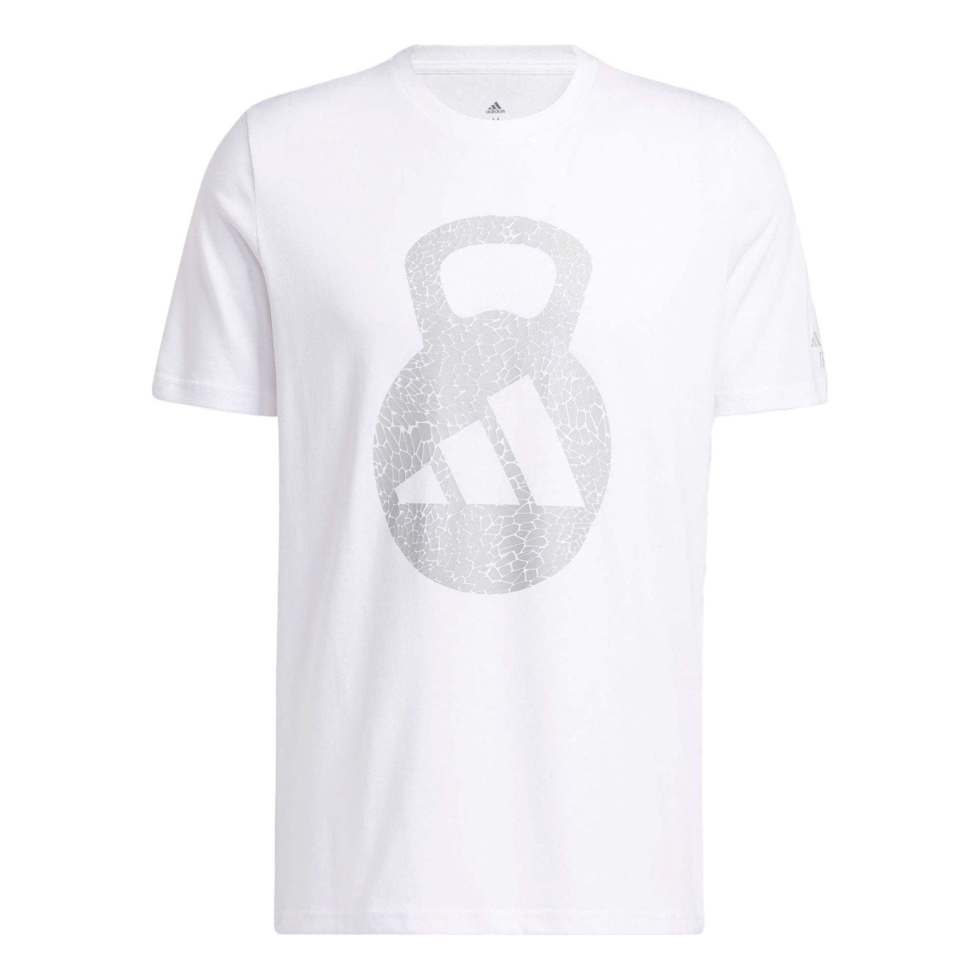 adidas AEROREADY Training Logo Graphic Short Sleeve T-shirt 'White' H44740