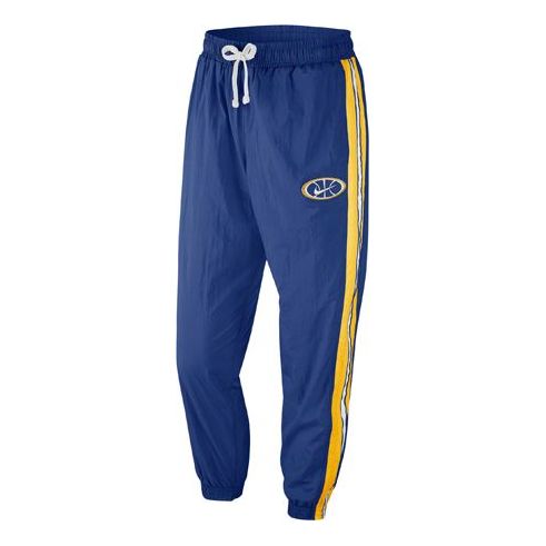 Nike Throwback Woven Pants Sports Bundle Feet Long Pants Blue AV9758-495