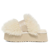 (WMNS) UGG Sustainable Fluff Momma Slide 'White' 1131974-WHT
