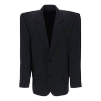 (WMNS) Balenciaga Boxy Jacket 'Black' 790795TKT281000