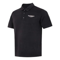 New Balance Logo Polo T-Shirt Asia Sizing 'Black White' 5FD24193-BK