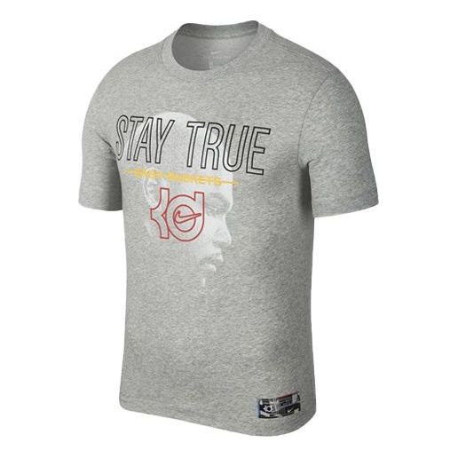 Nike DRI-FIT Durant Basketball Short Sleeve Gray BQ3623-064