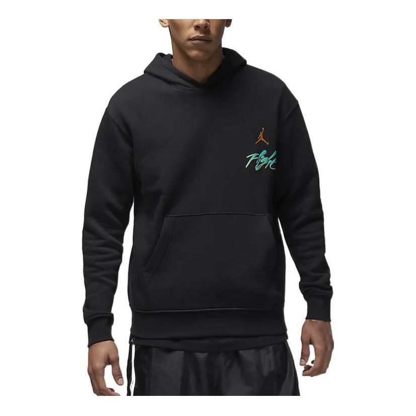 Air Jordan Jumpman Flight Logo Hoodie 'Black Green' DQ7505-010
