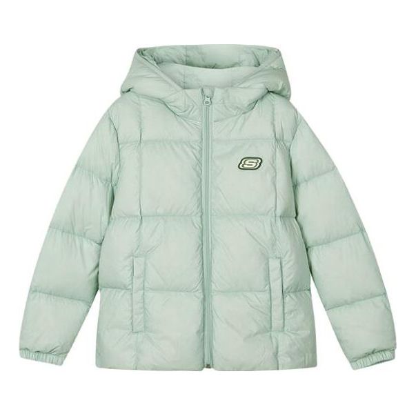 (GS) Skechers Casual Down Jacket 'Green' L423K119-01P9
