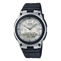 CASIO Waterproof Analog White Analog/Digital Combo AW-80-7A2