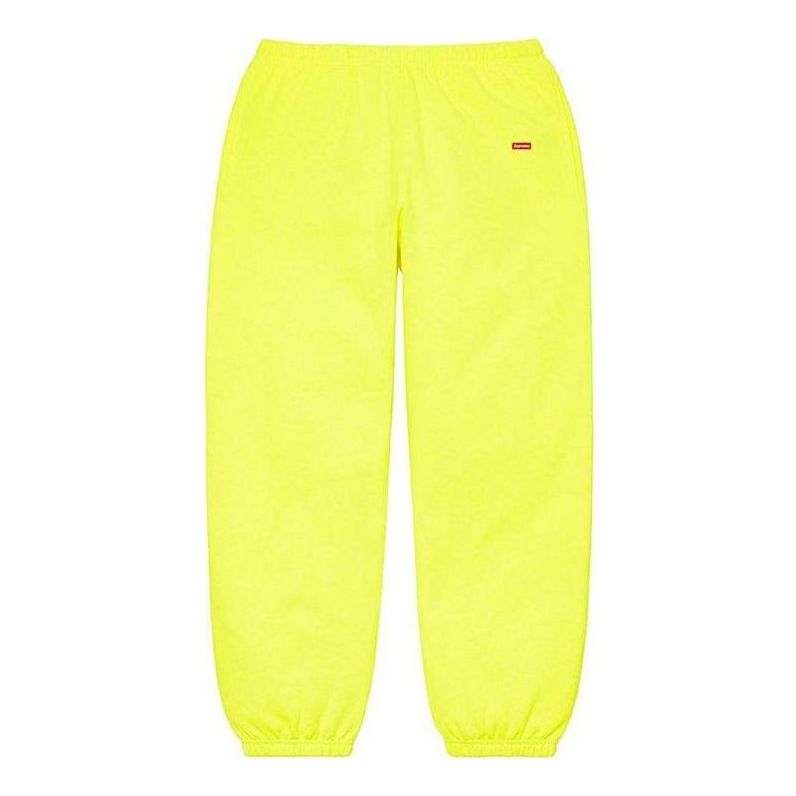 Supreme Small Box Sweatpants 'Yellow' SUP-SS21-607