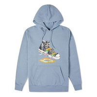 Converse Paint Drip Graphic Pullover Hoodie Asia Sizing 'Vintage Blue' 10022937-A03