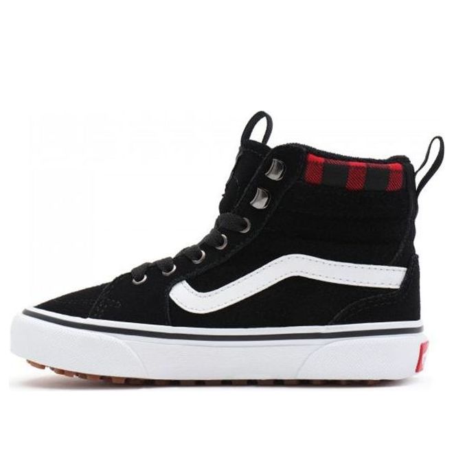 (PS) Vans Filmore Hi Sneakers K 'Black Red Plaid' VN0A5HZE9BY