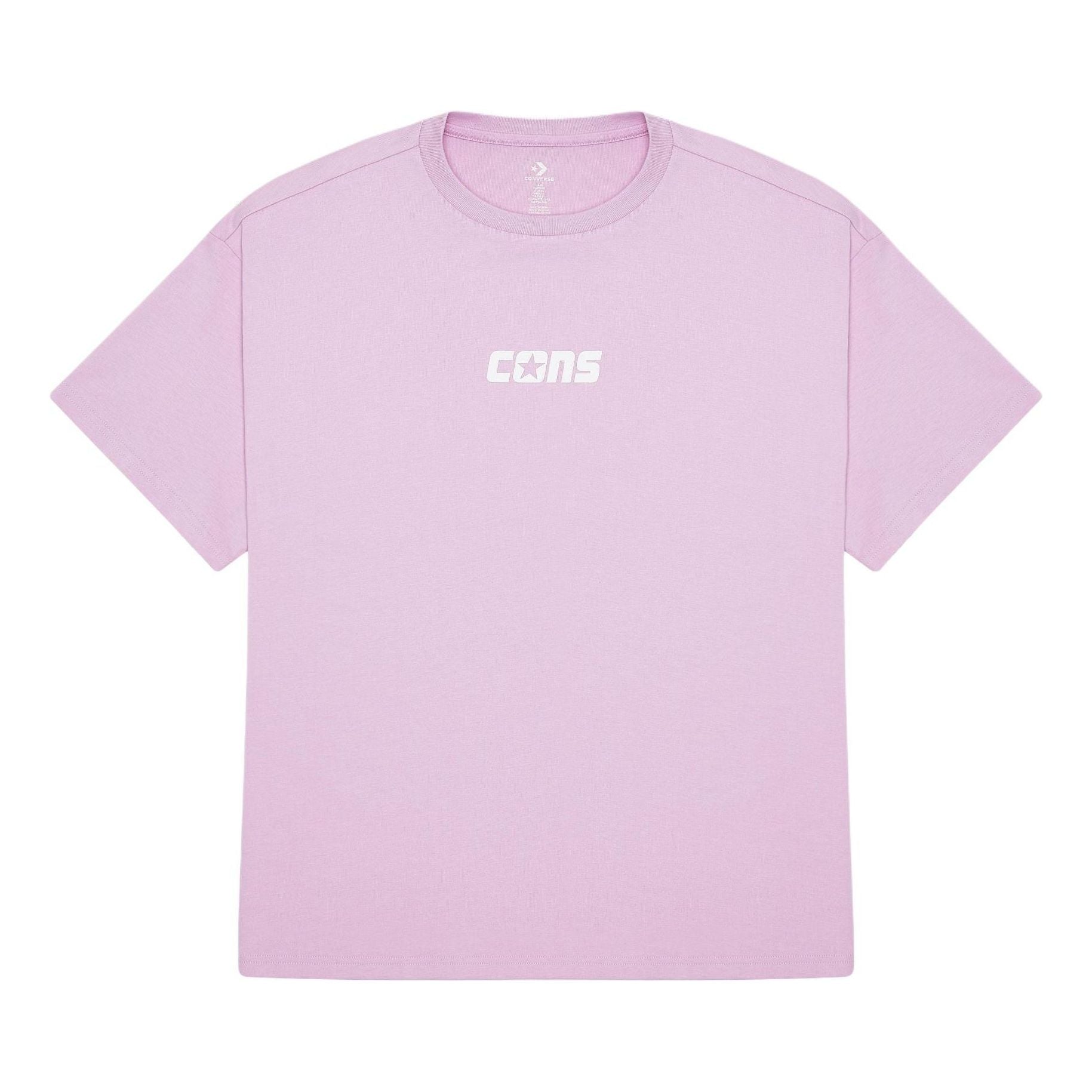 Converse One Star T-Shirt Asia Sizing 'Purple White' 10026573-A10