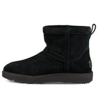 (WMNS) UGG Classic Mini Waterproof Fleece Lined Black 1019643-BLK