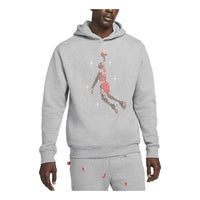 Air Jordan Pixel Printing Basketball Sports Fleece Gray DC9713-091