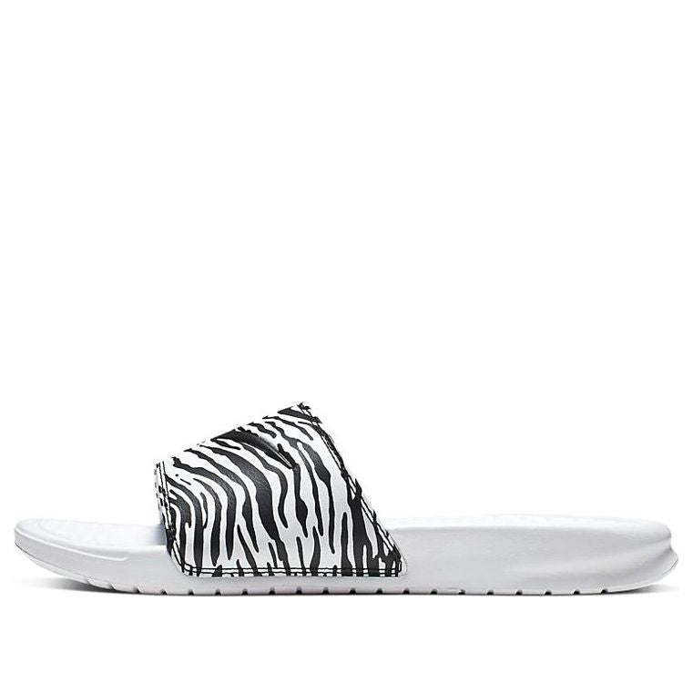 (WMNS) Nike Benassi JDI Print 'White' 618919-114