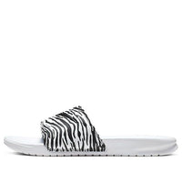 (WMNS) Nike Benassi JDI Print 'White' 618919-114