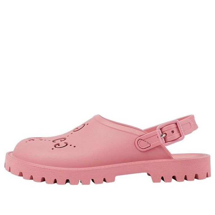 (GS) Gucci GG Rubber Sandals 'Pink' 702917-JFB00-5817