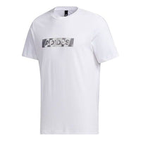 adidas Mh Gfx T Lng Printing Short Sleeve White GH4418