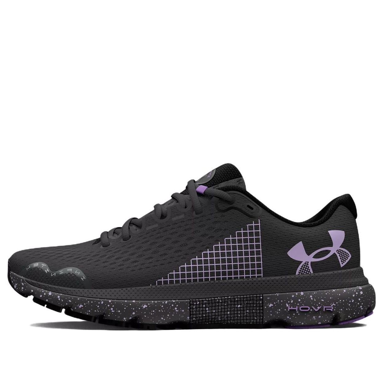 (WMNS) Under Armour HOVR Infinite 4 'Black Purple' 3027115-100