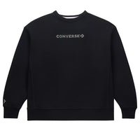 Converse Gold Standard Crew Neck Sweatshirt with Swarovski Crystals Asia Sizing 'Black' 10027136-A01